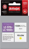 Tusze zamienniki - Tusz Activejet zamiennik do Brother LC1000Y/AB-1000YN nr 970Y - miniaturka - grafika 1