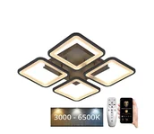 Lampy sufitowe - Brilagi - LED Ściemnialny żyrandol natynkowy SQUARED LED/85W/230V 3000-6500K + pilot - miniaturka - grafika 1