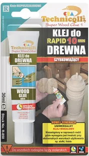 Tytan do drewna szybkowiążący Technicqll 30 ml - Kleje i inne preparaty budowlane - miniaturka - grafika 2