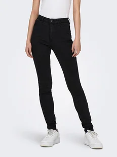 ONLY Dżinsy "Rose" - Skinny fit - w kolorze czarnym - Spodenki damskie - miniaturka - grafika 1