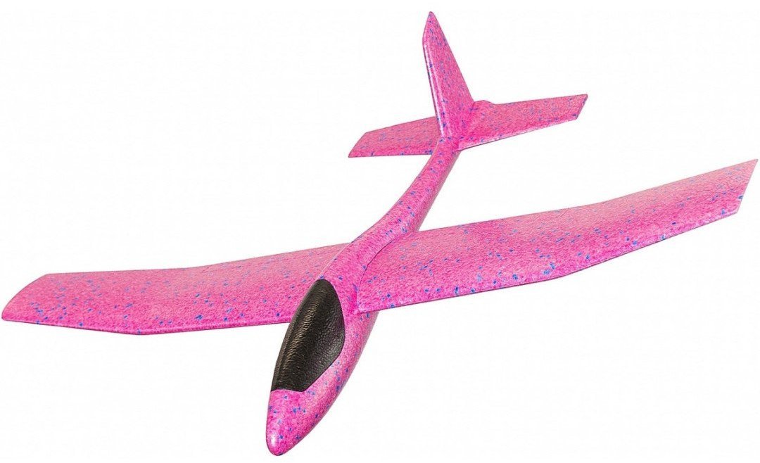 SAMOLOT STYROPIANOWY 84CM FIOLETOWY