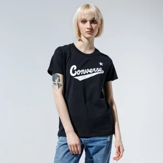 Koszulki i topy damskie - Converse T SHIRT WMN NOVA CENTER FRONT LOGO TEE 10018268-A01 - grafika 1