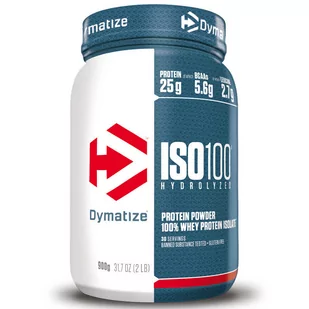 Dymatize Iso 100 Hydrolyzed 900G Banana - Odżywki białkowe - miniaturka - grafika 1