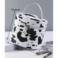 Kosmetyczki, organizery i kuferki - Kosmetyczka rozkładana łaciata krówka kuferek KS61 - miniaturka - grafika 1