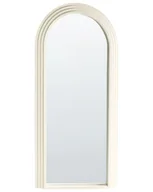 Lustra - Lustro ścienne DIJON 80 cm 170 cm Drewno Złamana biel - miniaturka - grafika 1