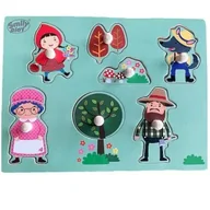 Zabawki interaktywne dla dzieci - Układanka czerwony kapturek - Smily Play - miniaturka - grafika 1