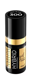 Eveline Hybrid Professional lakier hybrydowy 300 Coal Black 5ml - Odżywki do paznokci - miniaturka - grafika 4
