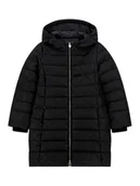 Płaszcze damskie - Guess Płaszcz zimowy J5BL23 WI140 Czarny Regular Fit - miniaturka - grafika 1