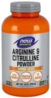 Aminokwasy - Now Foods - Arginina i Cytrulina, Proszek, 340g - miniaturka - grafika 1
