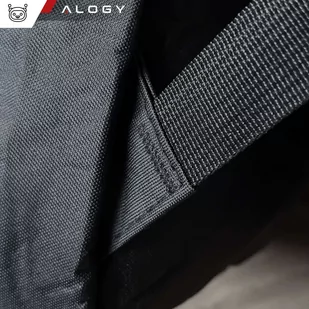 Plecak torba na laptopa 15,6" duży wodoodporny z portem USB Unisex 44x34x13cm Alogy Backpack Czarny - Torby fotograficzne i futerały - miniaturka - grafika 17