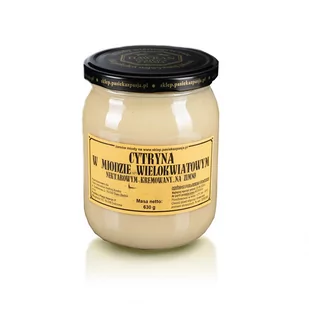CYTRYNA W MIODZIE WIELOKWIATOWYM 630g, pyszny, słodki, nierozgrzewany, 100 lat tradycji, zdrowy - Miód - miniaturka - grafika 1