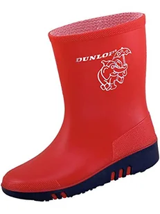 Dunlop Acifort Mini dziecięce kalosze z półcholewką, uniseks, czerwony - Rot Rot Rood 03 - medium - Kalosze damskie - miniaturka - grafika 1