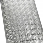 Scrapbooking - STICKERSY NAKLEJKI ozdobne srebrne Hostia Komunia - miniaturka - grafika 1