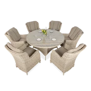 Meble z technorattanu RAVENA Beige