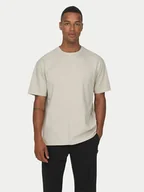 Koszulki męskie - Only & Sons T-Shirt Fred 22022532 Beżowy Relaxed Fit - miniaturka - grafika 1