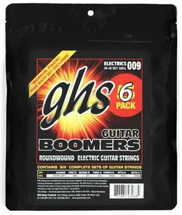 ghs GHS GB XL 5 Pack boomers String Extra Light (opakowanie  szt.) GBXL-5 - Struny gitarowe  - miniaturka - grafika 1
