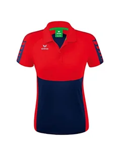 Erima Damska koszulka polo Six Wings, granatowy/czerwony (New Navy/Rot), 44 - Koszulki i topy damskie - miniaturka - grafika 1