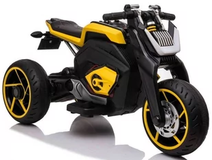 Motor na akumulator Future Motor Żółty - Pojazdy elektryczne dla dzieci - miniaturka - grafika 1