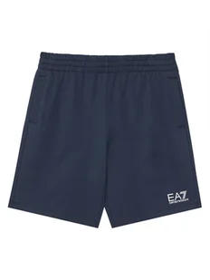 EA7 Emporio Armani Szorty sportowe 7B000026 AF10380 UB102 Granatowy Regular Fit - Spodenki damskie - miniaturka - grafika 1