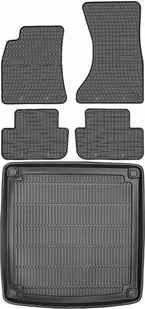 Audi A4 B8 Avant / Kombi od 2007-2015r. Bagażnik MAX-DYWANIK 910107 + Dywaniki PRISMAT 1407 - Dywaniki samochodowe - miniaturka - grafika 1