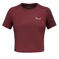 Koszulki i topy damskie - SALEWA Lavaredo Hemp W Crop T-Shirt. Bluza damska - miniaturka - grafika 1