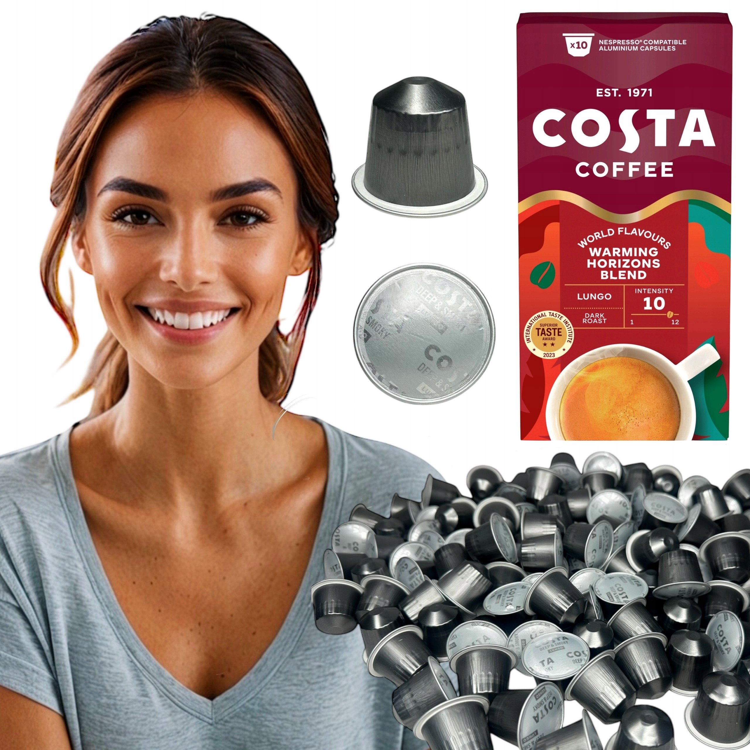 Kapsułki Do Nespresso Costa Coffee The Warming Blend Do Ekspresu Kawa 1 Kg