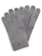 Rękawiczki - Tommy Hilfiger Rękawiczki z zawartością kaszmiru Mężczyźni Bawełna szary jednolity, ONE SIZE - miniaturka - grafika 1