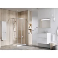 Kabiny prysznicowe - Ravak 14V301O211 Kabina prysznicowa naro$429na SRV2-75 S bia$430a styren Pearl 195 - miniaturka - grafika 1