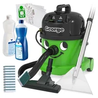 Odkurzacze przemysłowe - Odkurzacz piorący Numatic GVE370 George + 1L chemii Novatep + 1L koncentratu Blue Star + 10 magicznych gąbek - miniaturka - grafika 1