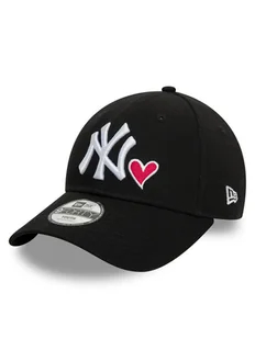 New Era Czapka z daszkiem Jr Icon 9FORTY New York Yankees 60565278 Czarny - Czapki dla dzieci - miniaturka - grafika 1