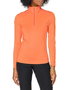 CMP Damska koszulka Pile Leggero Softech Long Sleeve Shirt, Red Fluo, 50 - Koszulki i topy damskie - miniaturka - grafika 1