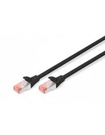 Kable komputerowe i do monitorów - Digitus Premium - patch cable - 1 m - black - miniaturka - grafika 1