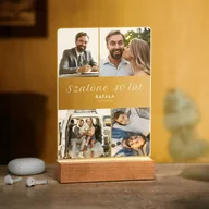 Ramki na zdjęcia - Lampka ramka L z wydrukiem na szkle akrylowym i podświetleniem LED - miniaturka - grafika 1