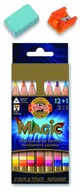 Kredki, ołówki, pastele i pisaki - Koh-I-Noor kredki trójkolorowe, MagicTrio - miniaturka - grafika 1