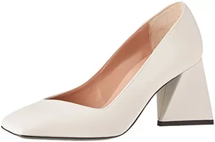 Pollini Damskie czółenka z dekoltem, srebrne/czarne, rozmiar 37,5 UE - Czółenka - miniaturka - grafika 1