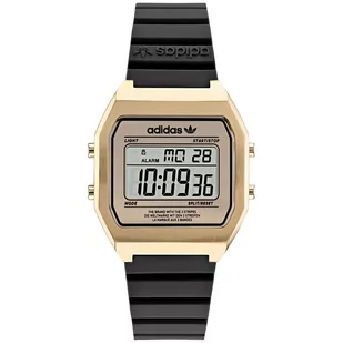 Zegarek Złoty zegarek adidas Originals Street Digital Two  AOST22075 - Zegarki męskie - miniaturka - grafika 1