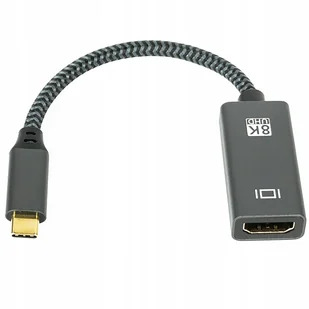 Adapter Usb C Do Hdmi 8K Kabel Przejściówka Uhd - Kable - miniaturka - grafika 1