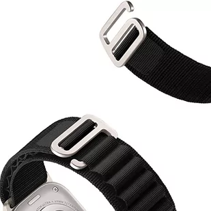 Pasek do zegarka Alogy Sport Strap do Apple Watch 4/5/6/7/8/SE/Ultra (42/44/45/49mm) Czarny - Akcesoria do smartwatchy - miniaturka - grafika 4