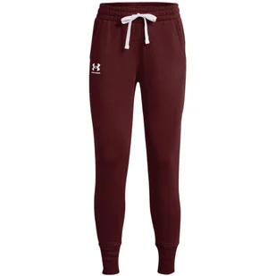 ND05_S11142-2XL 1356416 690 Spodnie damskie Under Armour Rival Fleece bordowe 1356416 690 r.2XL - Spodnie damskie - miniaturka - grafika 1