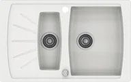 Zlewozmywaki - Kernau KGS T 6080 1,5B1D White - miniaturka - grafika 1