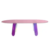 Ławy i stoliki kawowe - Stolik kawowy przezroczysty AMARO – wielokolorowy - miniaturka - grafika 1