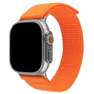 Fixed Nylonowy pasek Nylon Sporty Strap do Apple Watch Ultra 2/1 49 mm, pomarańczowy - Akcesoria do smartwatchy - miniaturka - grafika 1