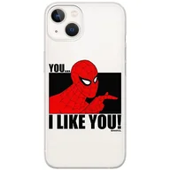 Etui i futerały do telefonów - ERT GROUP etui na telefon Iphone 13 MINI, case oryginalny i oficjalnie licencjonowany przez Marvel, wzór Spider Man 034, optymalnie dopasowane, plecki z TPU częściowo przeźroczyste - miniaturka - grafika 1