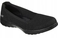 Półbuty damskie - Skechers Półbuty Damskie Wsuwane Czarne Niskie Proste 40 Ż3j - miniaturka - grafika 1