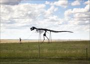 Plakaty - Dinosaur in Porter Sculpture Park in South Dakota, Carol Highsmith - plakat 50x40 cm - miniaturka - grafika 1