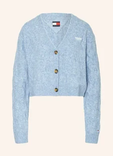 Tommy Jeans Kardigan blau - Swetry damskie - miniaturka - grafika 1