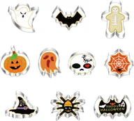 Formy do ciast - Foremki do Ciastek z Motywem Halloweenowym Zestaw 10 Sztuk - miniaturka - grafika 1