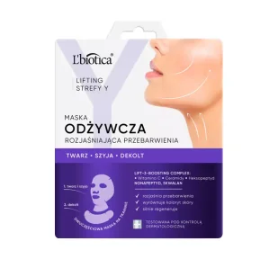 L'biotica Lifting Strefy Y Odżywcza maska do twarzy 1szt - Maseczki do twarzy - miniaturka - grafika 1