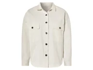 Kurtki damskie - esmara® Kurtka jeansowa damska oversize z bawełny (Biały, 40 (regularna długość)) - miniaturka - grafika 1