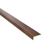 Listwy i profile - Profil podłogowy CS25 zakończeniowy 1200x25x10 aluminiowy dąb ciemny - miniaturka - grafika 1